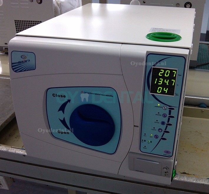 Sun® SUN-II-D 23L Autoclaaf Sterilisator Vacuümstoom Met Printer